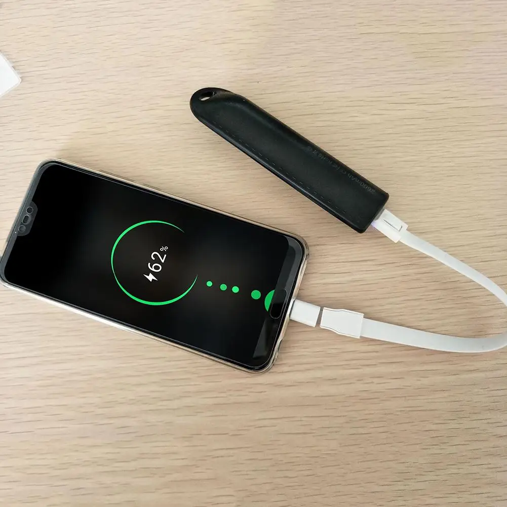 Портативный внешний USB банк питания коробка 2600mAh 18650 батарея DIY для мобильного