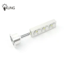 12В вход 4X3 Вт Светодиодный точечный светильник, потолочный светильник для витрины, ювелирный светильник, Регулируемый угол наклона