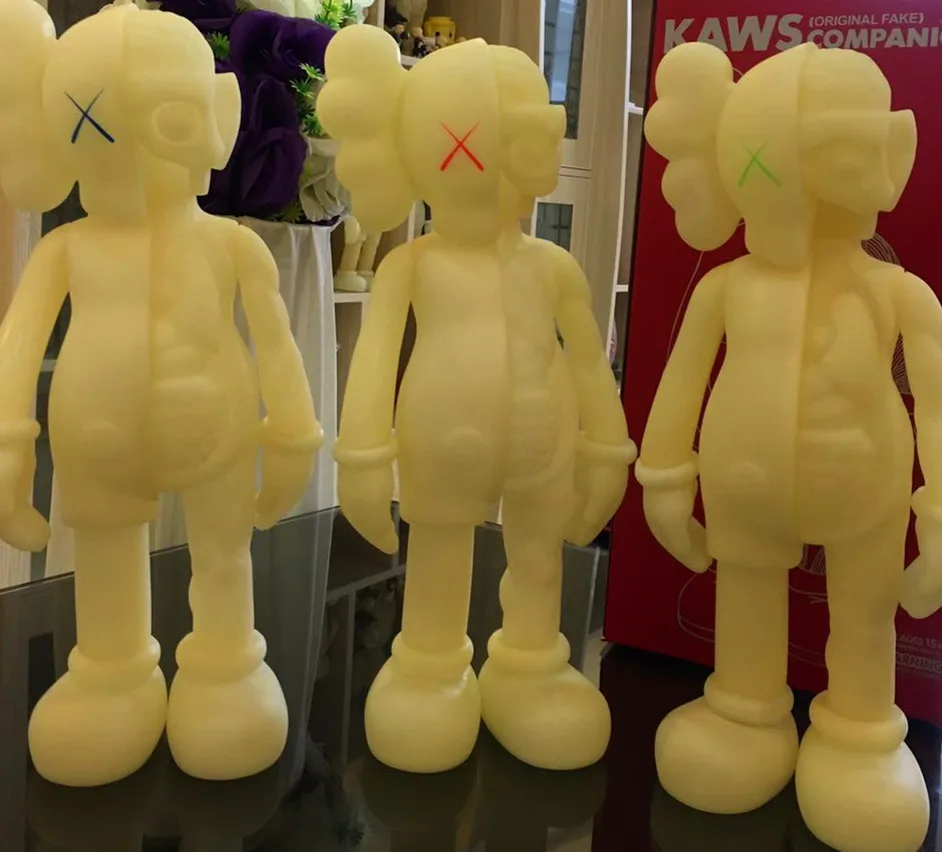 

16 Inch Originalfake KAWS Dissected Companion Open Edition Art Fashion Toy Original Fake With Red Retail Box Decoration