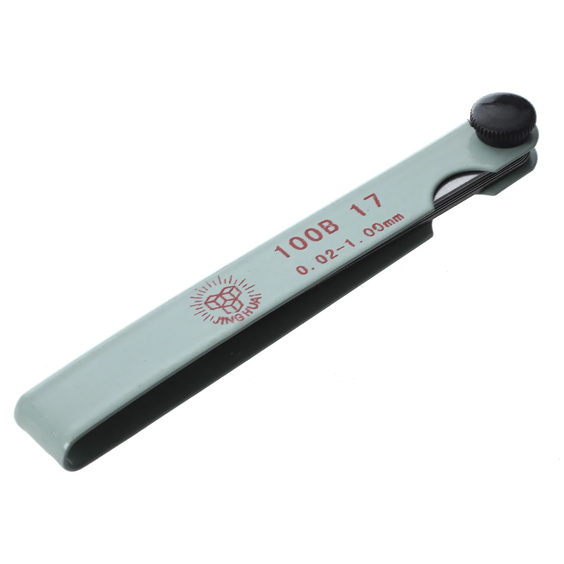 SODIAL (R) серебристый металлический Метрическая зазор толщина щупа датчик лезвия 0,02-1 мм инструмент