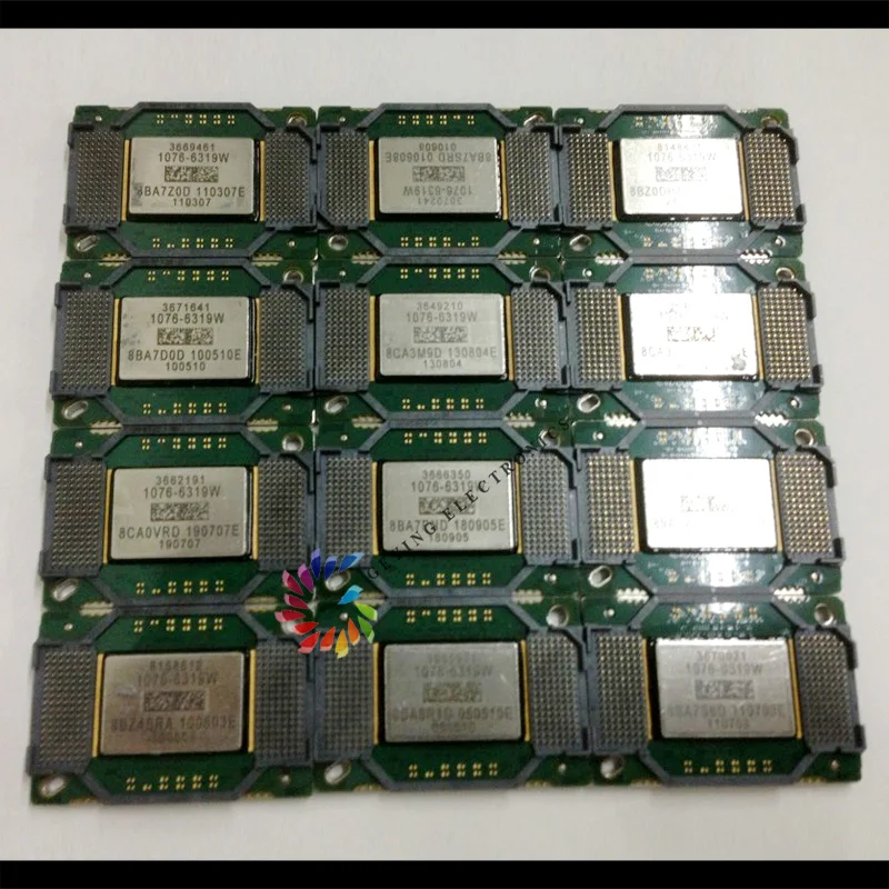 Free Shipping Second hand font b Projector b font DMD CHIP 1076 6318W 1076 6319W for