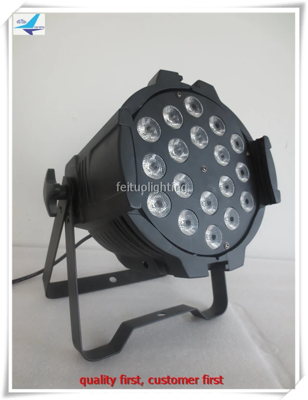 

T-(6pcs/lot)18x10w rgbw 4 in 1 led Stage PAR Light Sound Voice DMX512 Master/Slave DJ Spot Lights