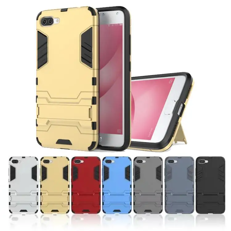 

For Asus Zenfone 4 Max Plus ZC554KL / Zenfone 4 Max Pro ZC550TL Hybrid Armor Rugged Rubber Kickstand Case Cove