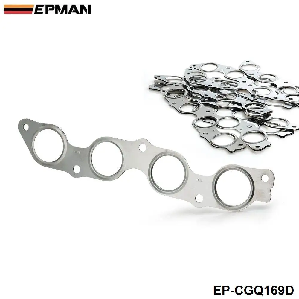 EPMAN- 10Pcs/Lot For Toyota 1.5L 1NZ-FE 1NZ-FXE 2000-2004 Exhaust Manifold Gasket Stainless Steel EP-CGQ169D
