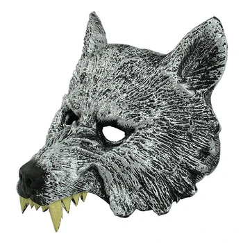 

Grey Wolf Head Mask for Cosplay Halloween Masquerade