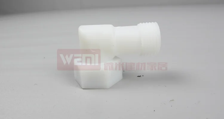 Abs plastic interface right angle joint wire outside wire washer corner connector shower room accessories