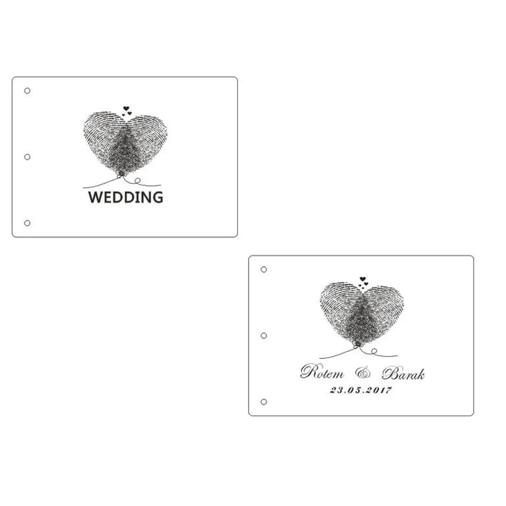 Customs names Wedding guest book , Personalized Rustic wedding Bridal shower guest book alternative, Monogram guestbooks (6)