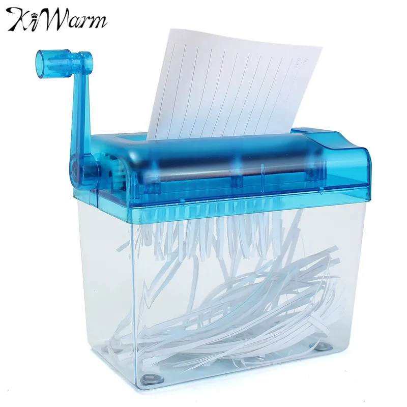 KiWarm Portable Mini Hand Shredder Mechanic Paper Quilling Fringer