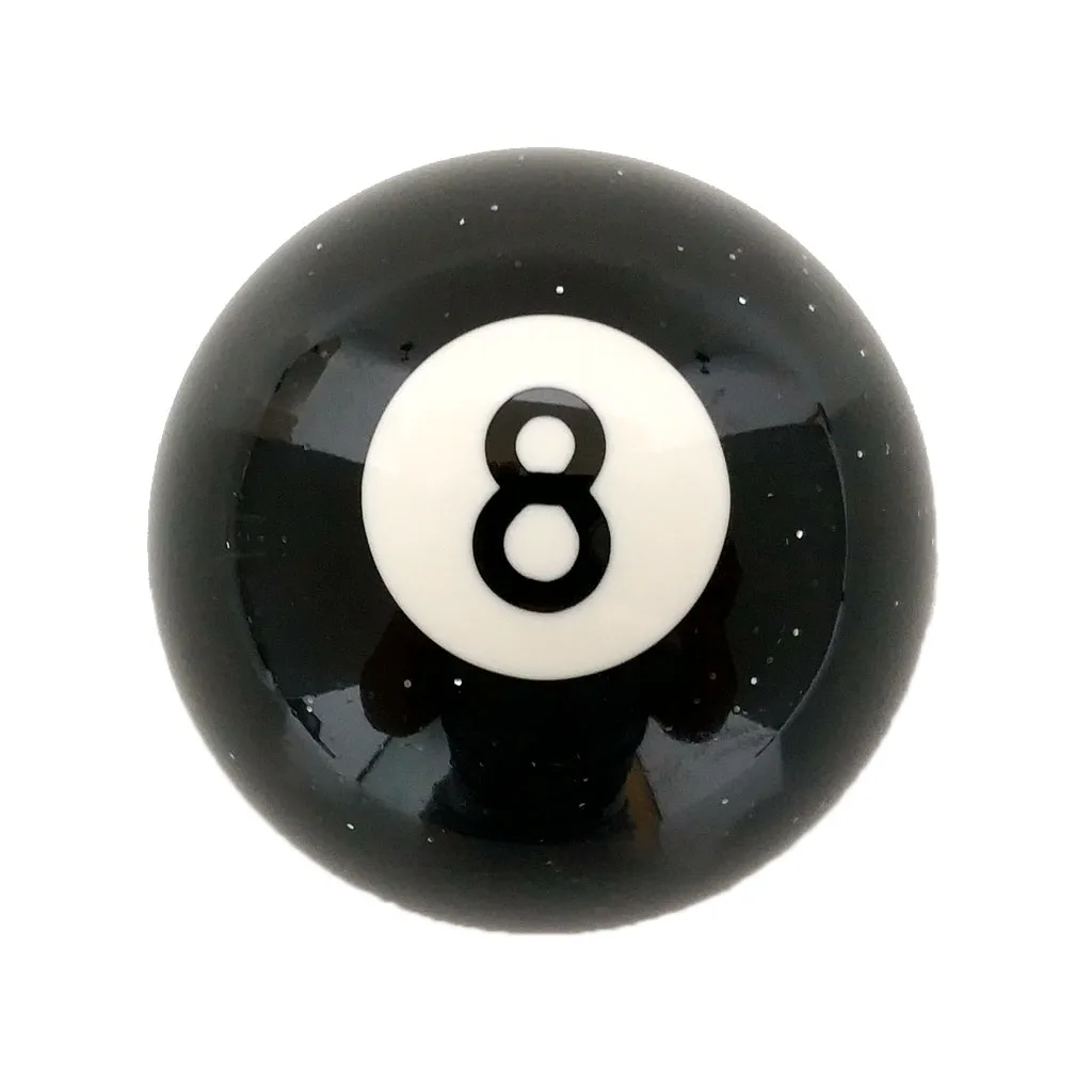 

Universal M12x1.25 Threaded 8 Ball Billiard Car 5 Speed Manual Transmission Manual Gear Shift Lever Shifter Knob Ball Black