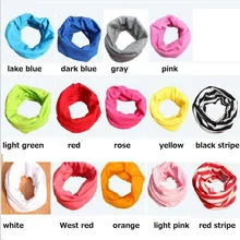 Мягкий удобный детский хлопковый шарф в полоску для мальчиков и девочек