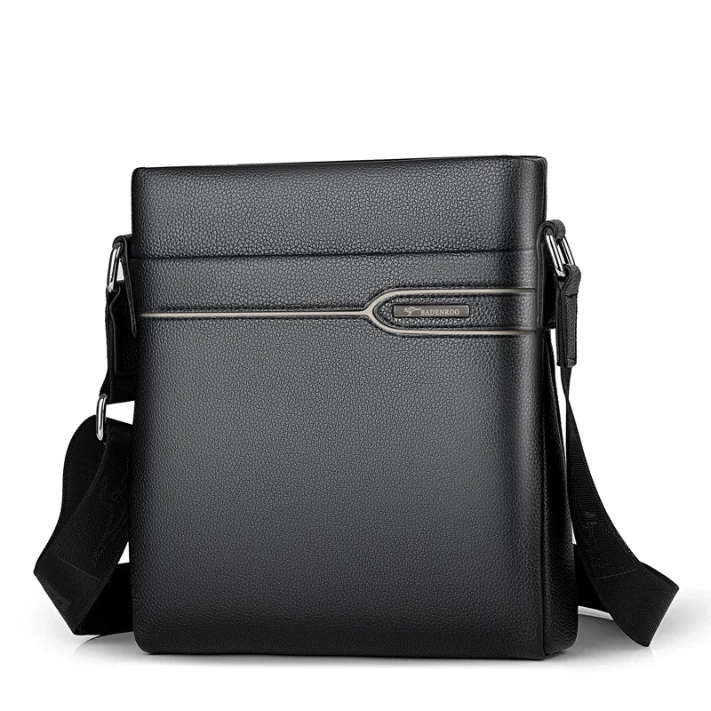 

2018 New Arrival Fashion Business Leather Shoulder Bag For Men Messenger Bags Promotional Crossbody Shoulder Bag Casual Male Bag
