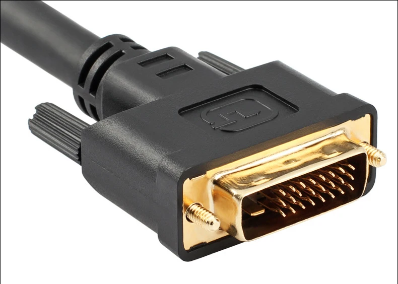 Премиум 26AWG OD10mm DVI-D 24+ 1 Dual Link Мужской Цифровой видеокабель шнур позолоченный с ферритовым сердечником поддержка 2560x1600