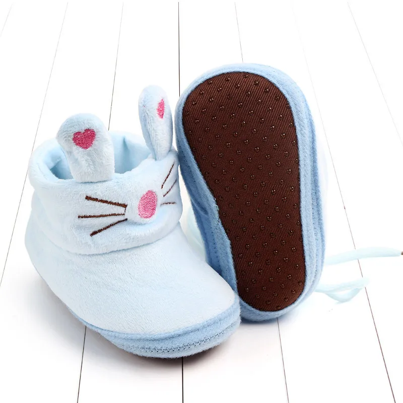 Indoor First Walkers Baby Shoes Cotton Anti-slip Booties Winter Wammer Baby Girl Boy Shoes Newborn Slippers Footwear Booties (24)