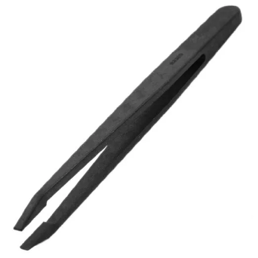 

1PCS Black Anti-static Carbon fiber composite Plastic Tweezer Heat Resistant Repair Tool 93305