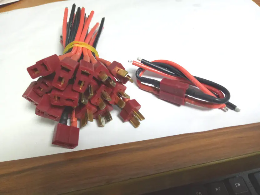 10 шт. Т образный разъем M & F с силиконовой проволокой см 16 AWG модель f/ RC|connector f|connector