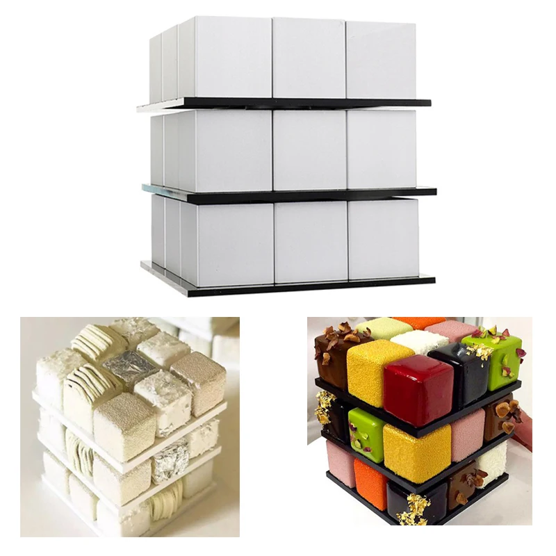 Rubik's Cube Cake Mould6