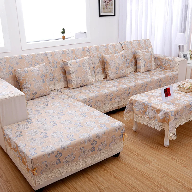 Aliexpress Sofa Slipcover Jacquard Corner Cover Set Aliexpress Sofa Slipcover Jacquard Corner Cover Set Armrest Couch Covers Sectional Seat Towel For Living Room From