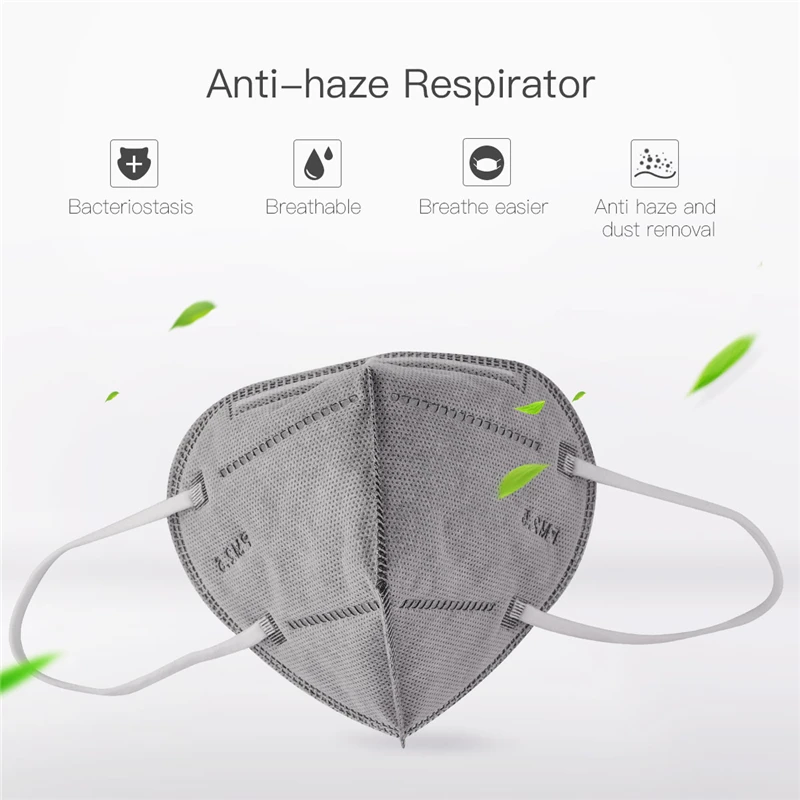 

Dustproof Mouth Face Mask Women Men Face Masks Protective Anti Haze Dust Washable Reusable 5 Layered Breathable Respirator 44