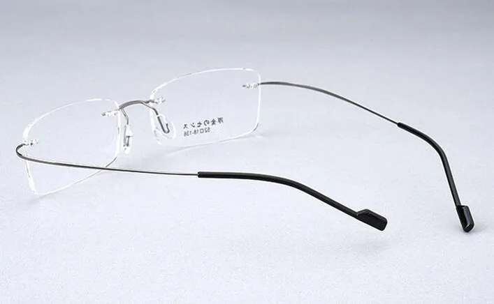 Памяти титановые оправы гибкие очки оправы очки от близорукости очки Rx able супер светильник