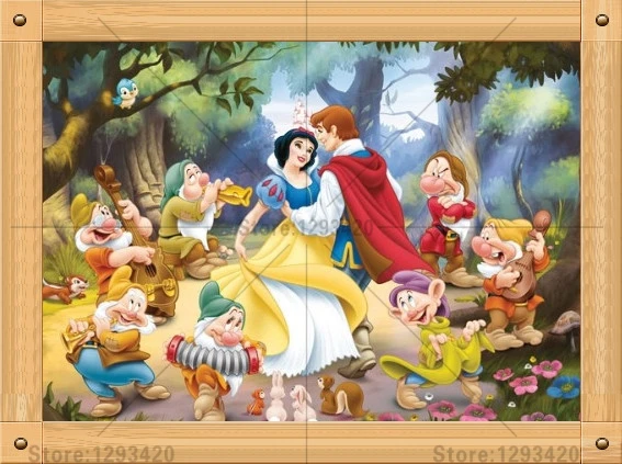 

New arrived White Snow princess needlework beautiful decoration 5D diy diamond painting pasted painting fashion wall decoration