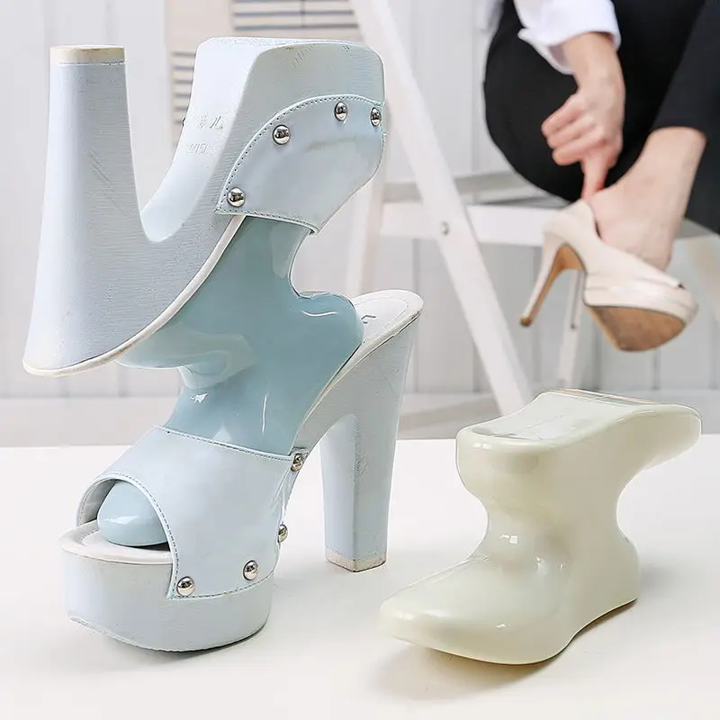Creative Space Saving Plastic Storage Stand/Shelf Holder For High Heel Shoes