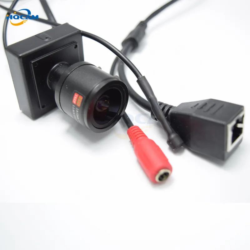 

HQCAM 960P mini IP Camera ONVIF 2.8-12mm manual varifocal zoom lens P2P Plug and Play With metal bracket Audio External mic