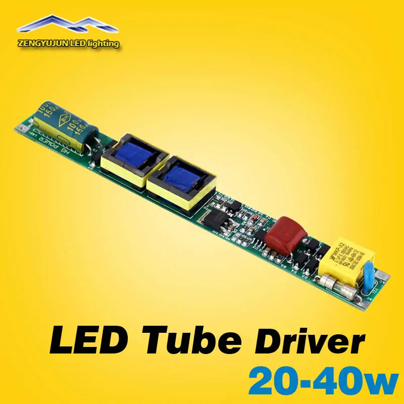 LED Tube Driver Power Supply 230 480MA Lighting Transformer Input 100V 240V Output 36 82V 20w