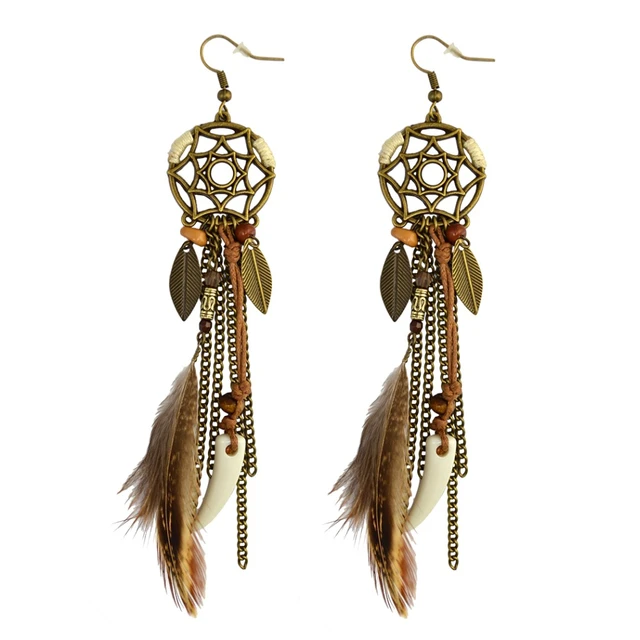 Jewellery - Earrings - Drop Earrings - India Hicks Wild Feather Earrings -  Online Shopping for Canadians