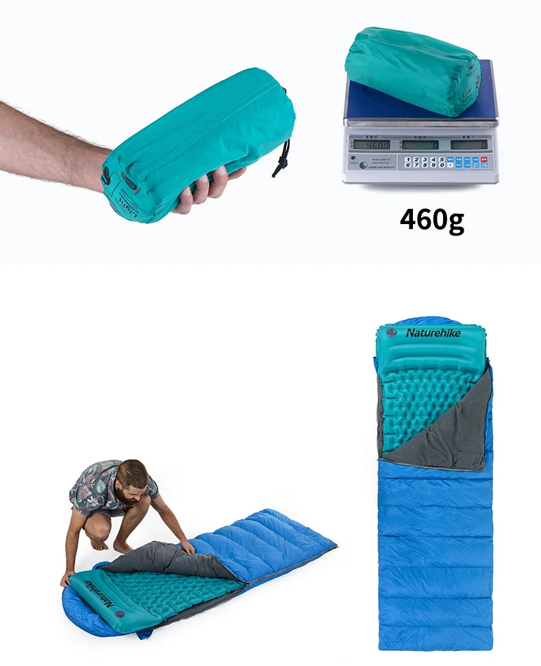 Naturehike открытый надувная палатка для кемпинга влагостойкий коврик с одной подушечкой Мумия легкий воздушный матрас