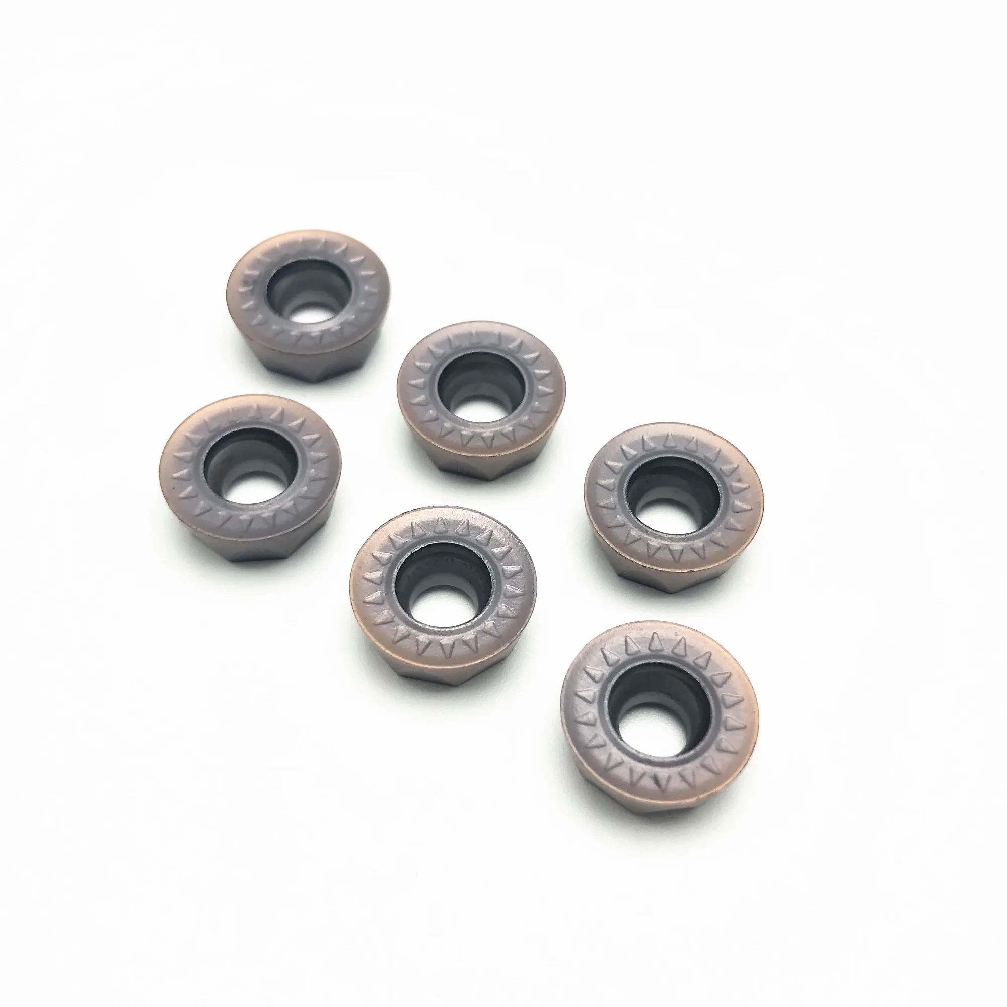

10PCS Carbide tool RPMT1204MOE JS VP15TF outer metal turning tool RPMT1204 CNC parts lathe tool lathe milling cutter