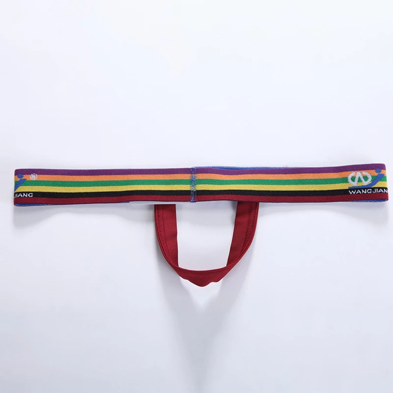 AIIOU мужские стринги и Jockstrap нижнее белье для геев трусы с эффектом потертости