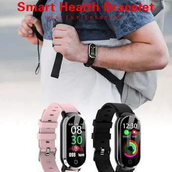 

Bluetooth IP67 Waterproof Heart Rate Blood Pressure Smart Wristband Blood Oxygen Sport Bracelet