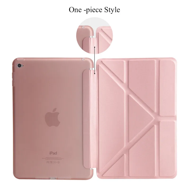 Чехол для ipad mini 4 Retina мягкая задняя крышка умный чехол из ТПУ и кожи mini4 ультра