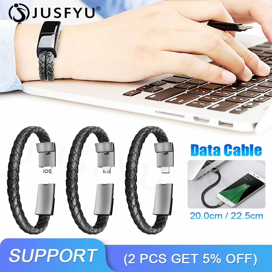 

outdoor Fast USB Phone Chargers Bracelet Charger Data Charging Cable Sync Cord For iPhone 7 6s Bracelet Men Steel Magnetic Clasp