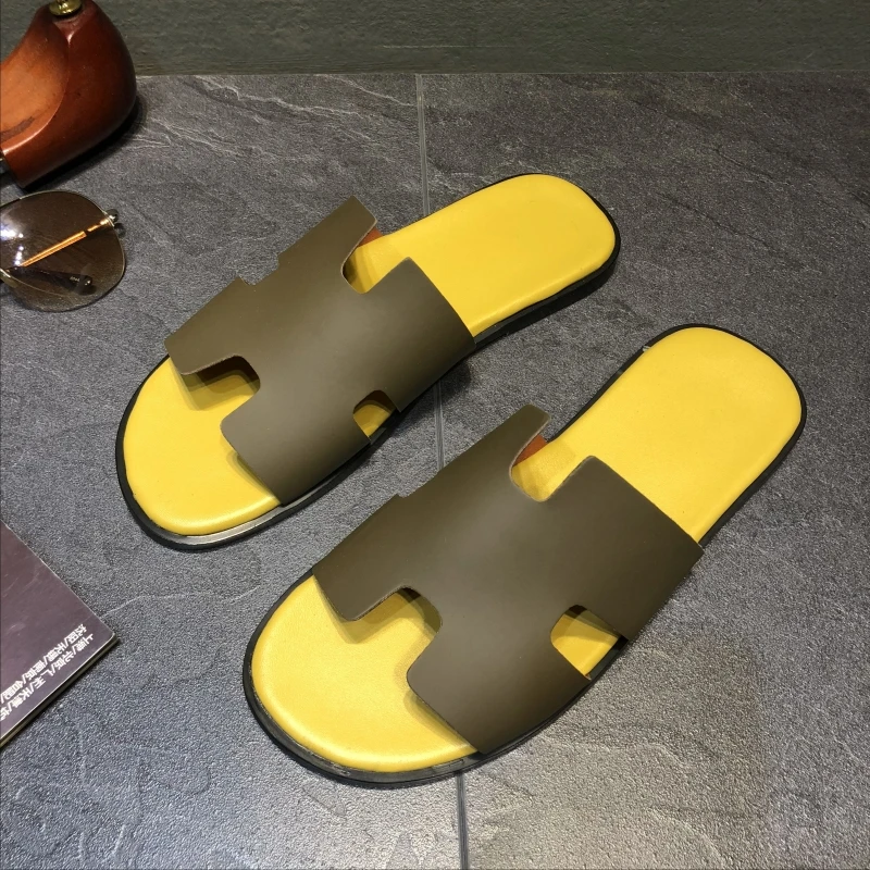 color 2 color Sandálias Botas Praia Sandalias Color color color Couro color Gladiador 7 H Homens Flats Sapatos 5 De 1 4 Dos Forma Genuíno Hombre 6 color 3 Chinelo 8 Slides color OBqfT