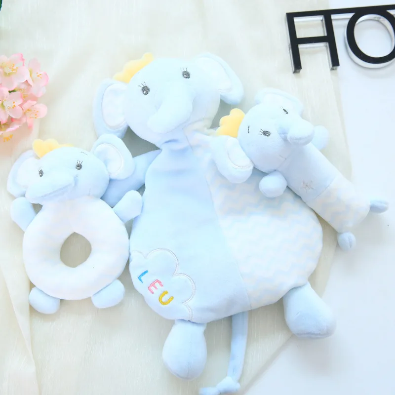 

Soft Baby Plush Toys 0-36 Months Appease Towel Soothe Sleeping Animal Blankie Towel Educative Baby Rattles Mobiles Stroller Toys