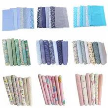 Hoomall, 7 шт., 25x25 см, хлопковая ткань для вышивки, швейная ткань для кукол, сделай сам, Лоскутная Ткань ручной работы, мягкий фетр, Tissus