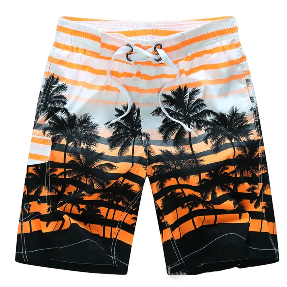 2018 мужские пляжные шорты летние пляжные Гавайские шорты мужские быстросохнущие дышащие сетчатые дизайнерские Пляжные Шорты повседневные
