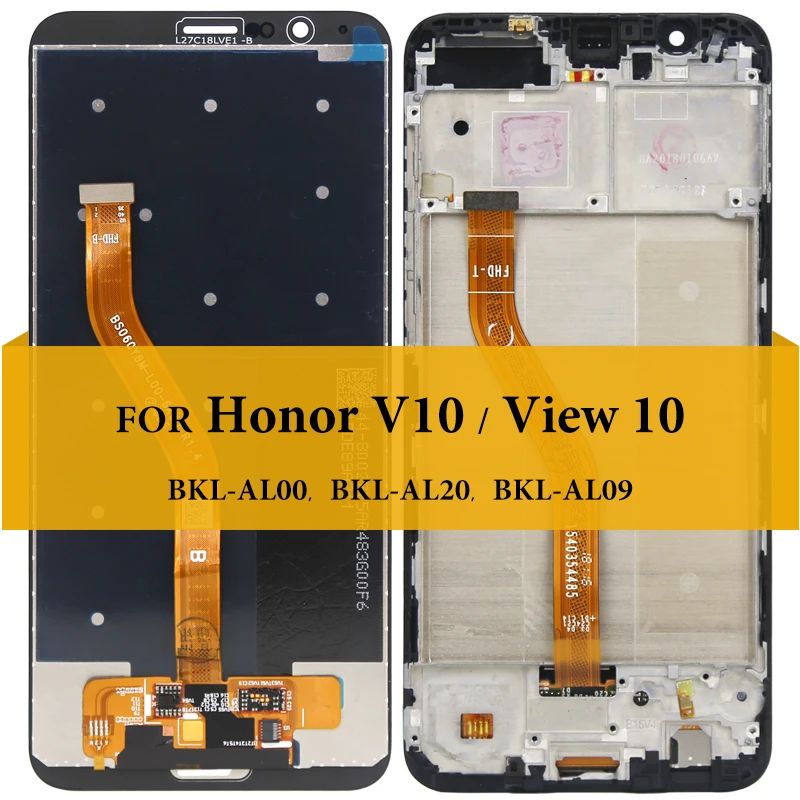 Для huawei Honor V10 View 10, ЖК-дисплей в сборе, замена с сенсорным экраном для huawei Honor V10 View 10, ЖК-дисплей с инструментами