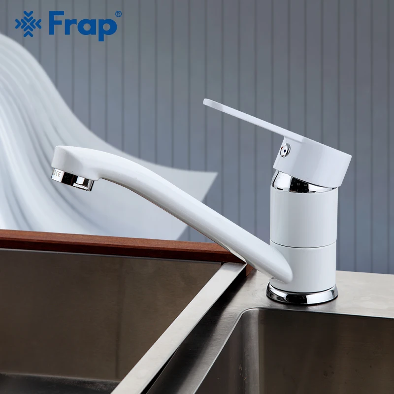 

FRAP Kitchen Faucet 3 color available kitchen sink faucet water mixer taps deck mounted cold and hot water faucet tap ware