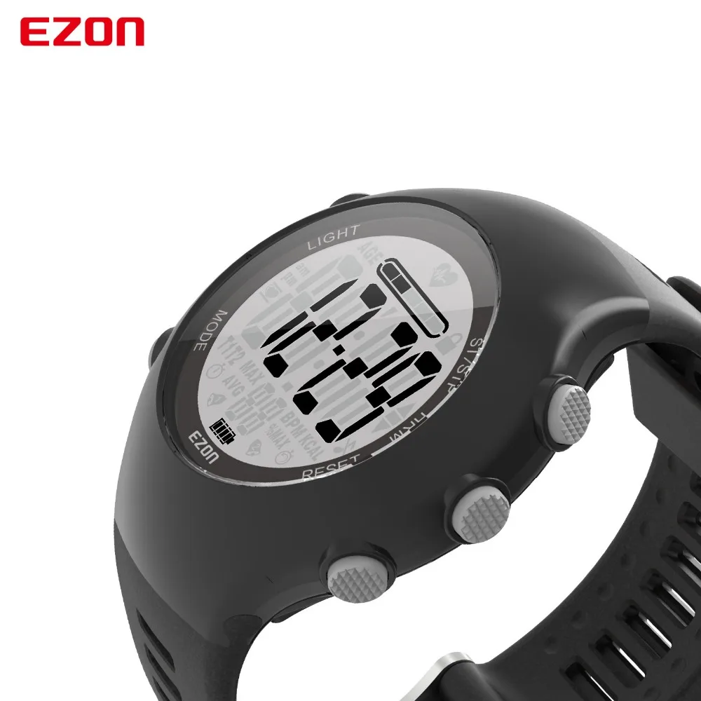 Новый EZON T043 оптический датчик пульсометр Шагомер Счетчик Калорий Цифровые