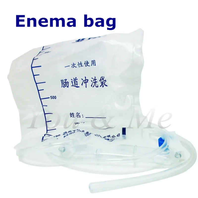 1000ML Enema drainage bag Butt Clean Rinse anal wash Male and female love game slave supplies tools Enemator Sexo sexshop gay |