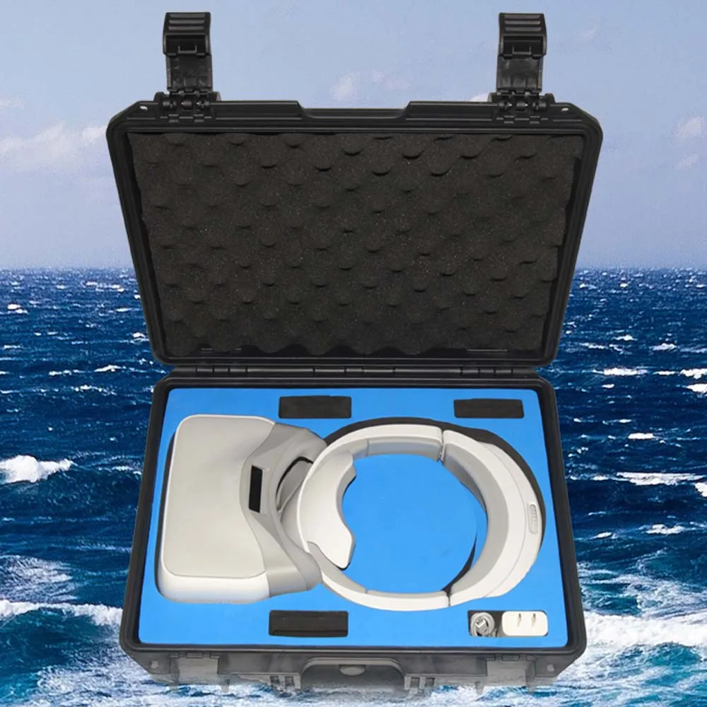 Жесткий Водонепроницаемый Сумочка Чехлы Защитный чехол углерода Жесткий сумка для DJI VR очки Futural цифровой JULL8