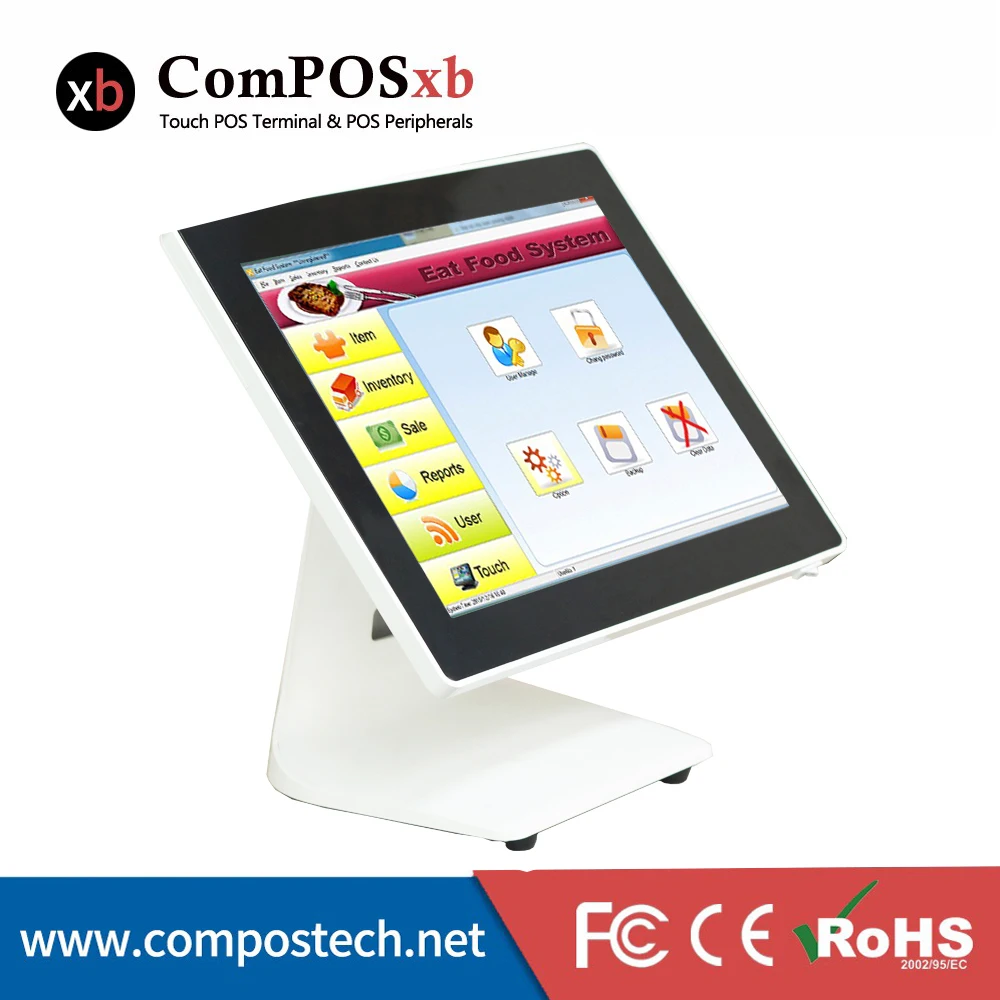 Высокоскоростной четырехъядерный планшет для оплаты POS 15 дюймовый сенсорный
