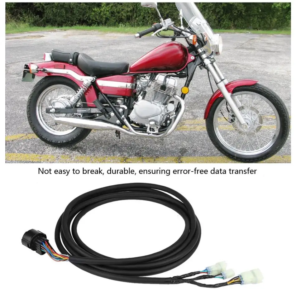 16.5 ft Black Motor Cable Wiring Harness Universal for Honda Suzuki Car