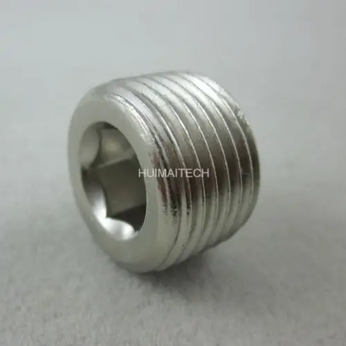 

10pcs Pneumatic 1/8" BSP Male Stop Drain Plug Taper Adapter Thread Internal Head