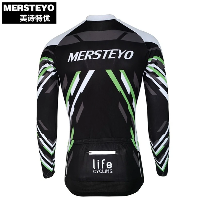 Mersteyo الرجال فريق الدراجات الفانيلة الخريف ملابس رياضية طويلة الأكمام قمصان الصيف سترة عاكسة uv حماية ركوب الملابس