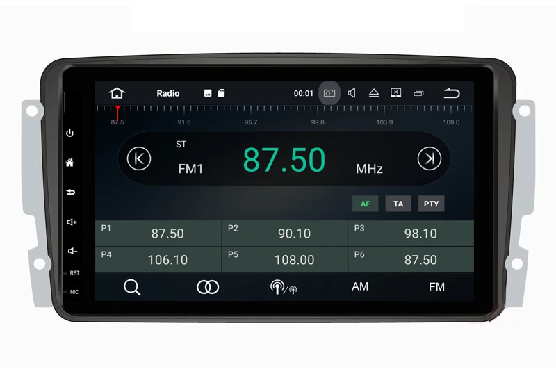 Excellent 8 Full Touch Android 9.0 Car DVD GPS Player For Mercedes Benz W209 W203 W168 W163 Viano W639 Vito Vaneo 4G RAM 32G ROM WIFI DAB+ 2