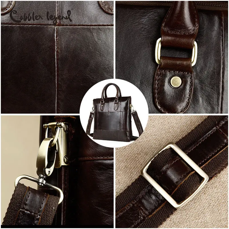 Сумка мессенджер мужская из натуральной кожи для ноутбука|brand shoulder bag|messenger bagshoulder