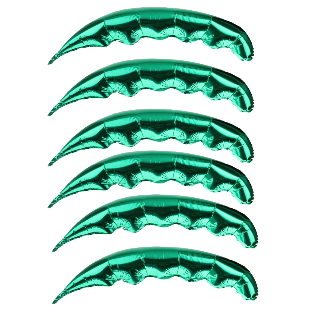 6Pcs Palm Tree Leaf Dark Green Hawaiian Beach Party Balloon Wedding Decor
